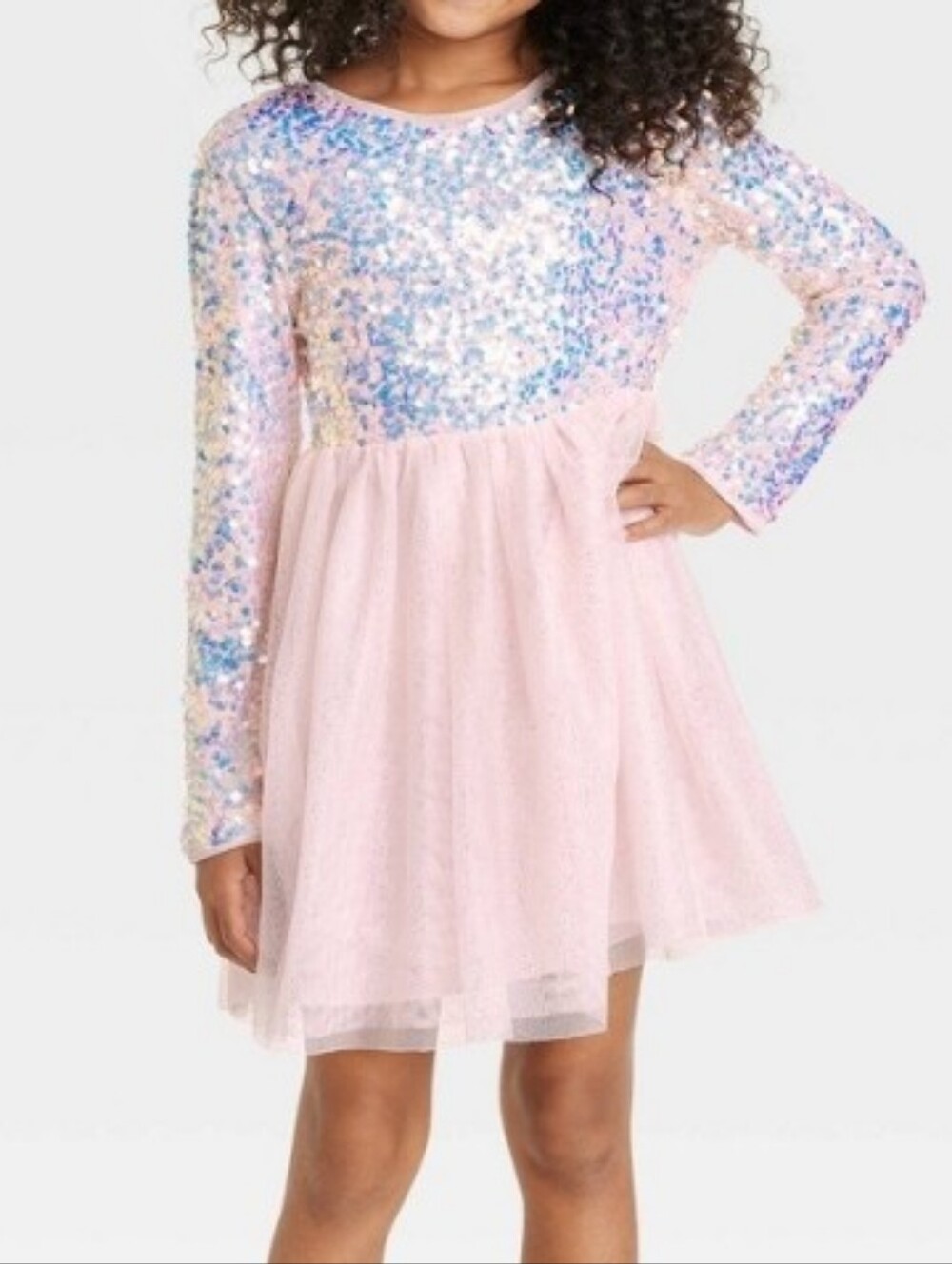 Nwt Cat & Jack Pink Sequin And Sparkly Tutu Dress